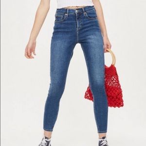 Topshop Moto Petite Jamie Light Wash
